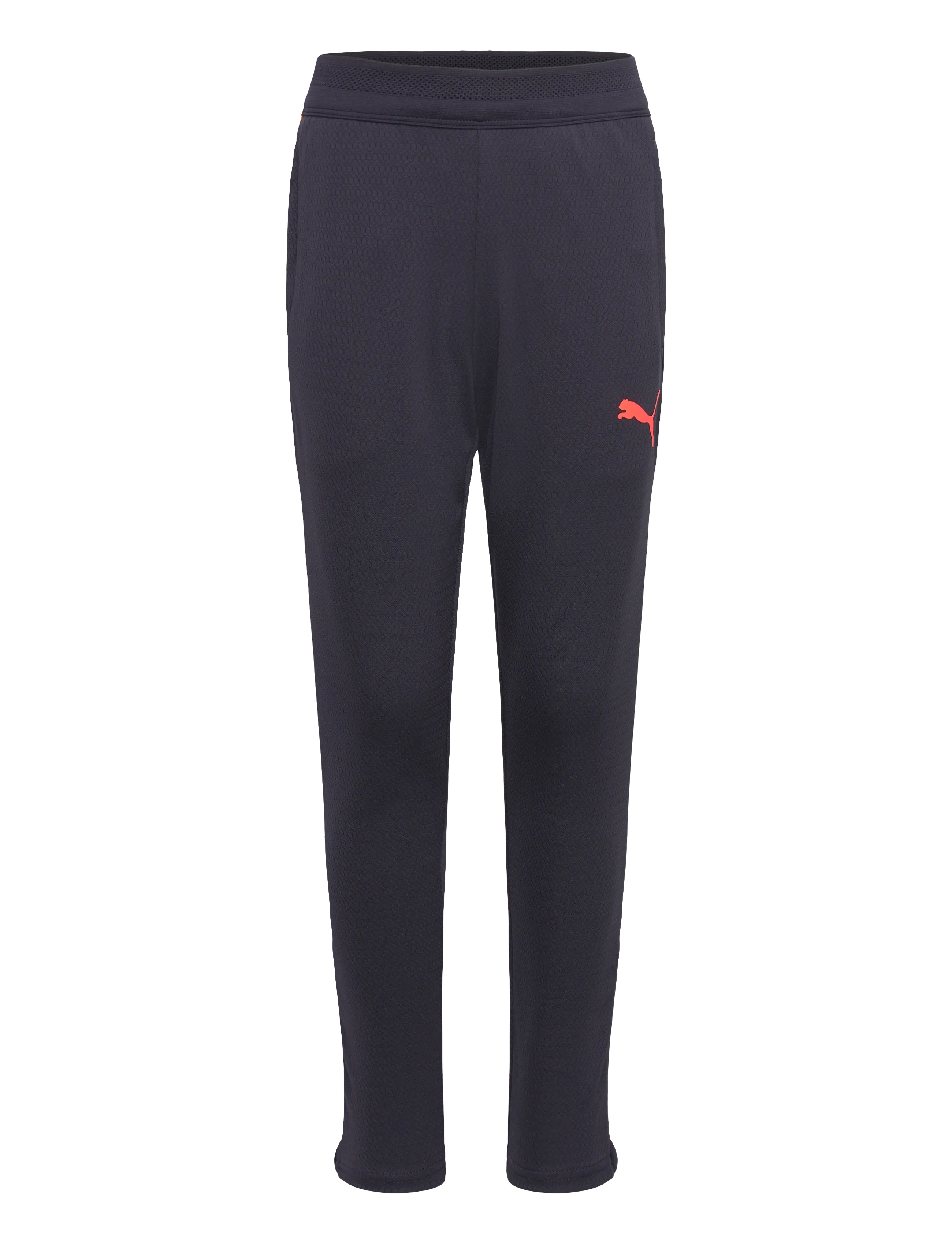 PUMA individualCUP Training Pants jr - 4 for 3 - NEW NAVY-GLOWING RED-HEAT FIRE / navy