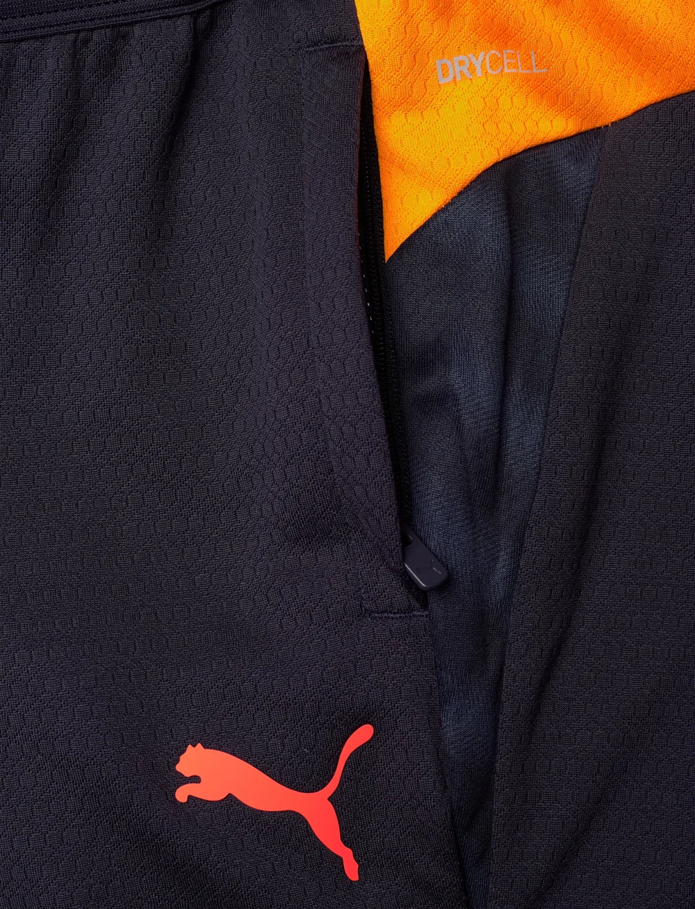 PUMA - individualCUP Training Pants jr - träningsbyxor - new navy-glowing red-heat fire - 2