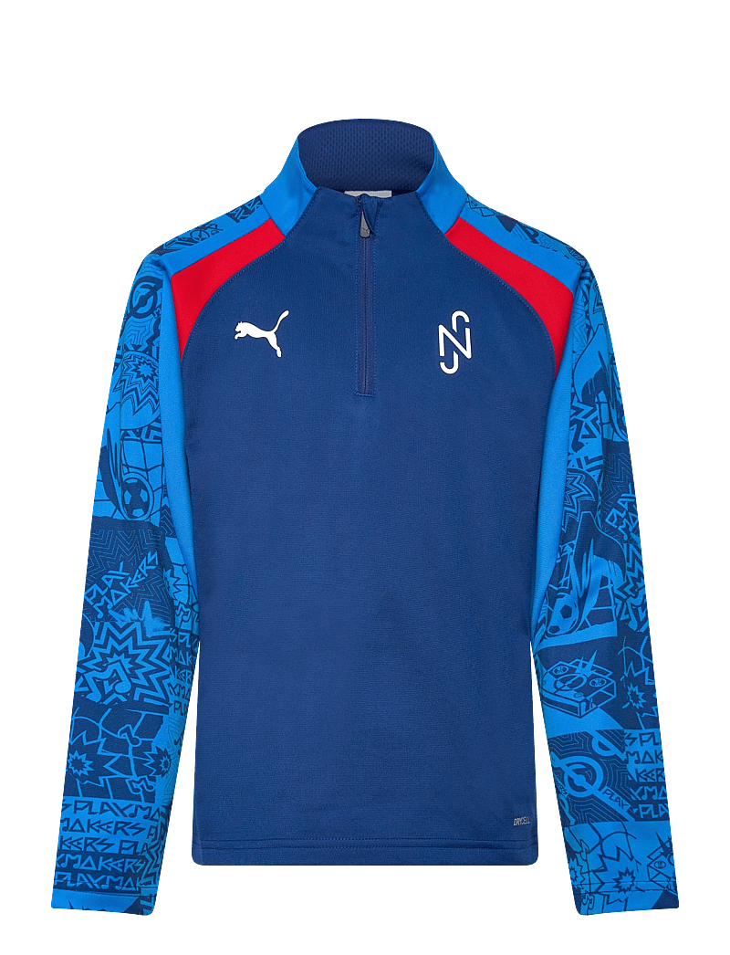 PUMA - Neymar JR Playmaker 1/4 zip jr - sportstoppe - blazing blue-puma white-ultra blue - 0