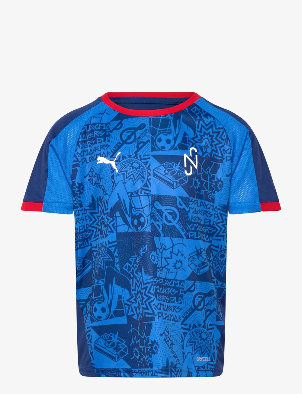 PUMA - Neymar JR Playmaker Jersey Jr - sporttoppar - blazing blue-puma white-ultra blue - 0