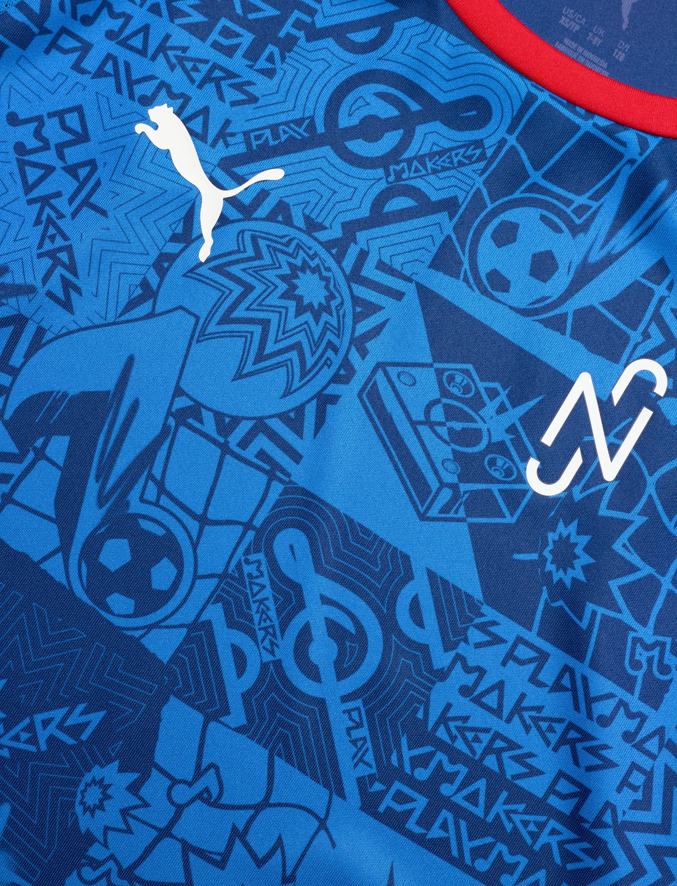 PUMA - Neymar JR Playmaker Jersey Jr - blazing blue-puma white-ultra blue - 2