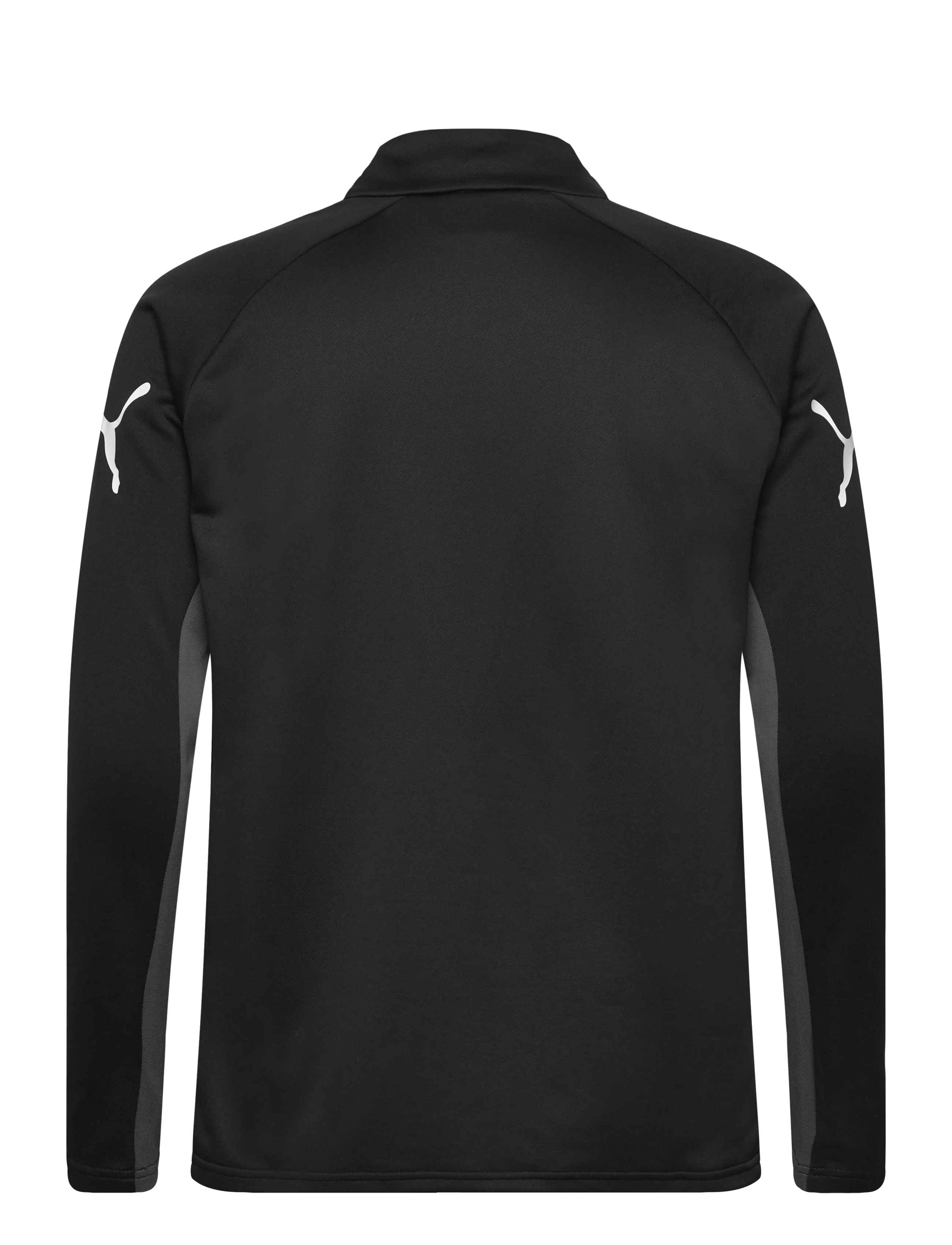 PUMA - IndividualLIGA 1/4 Zip Top - fleeces & midlayers - puma black-puma white-shadow gray - 1