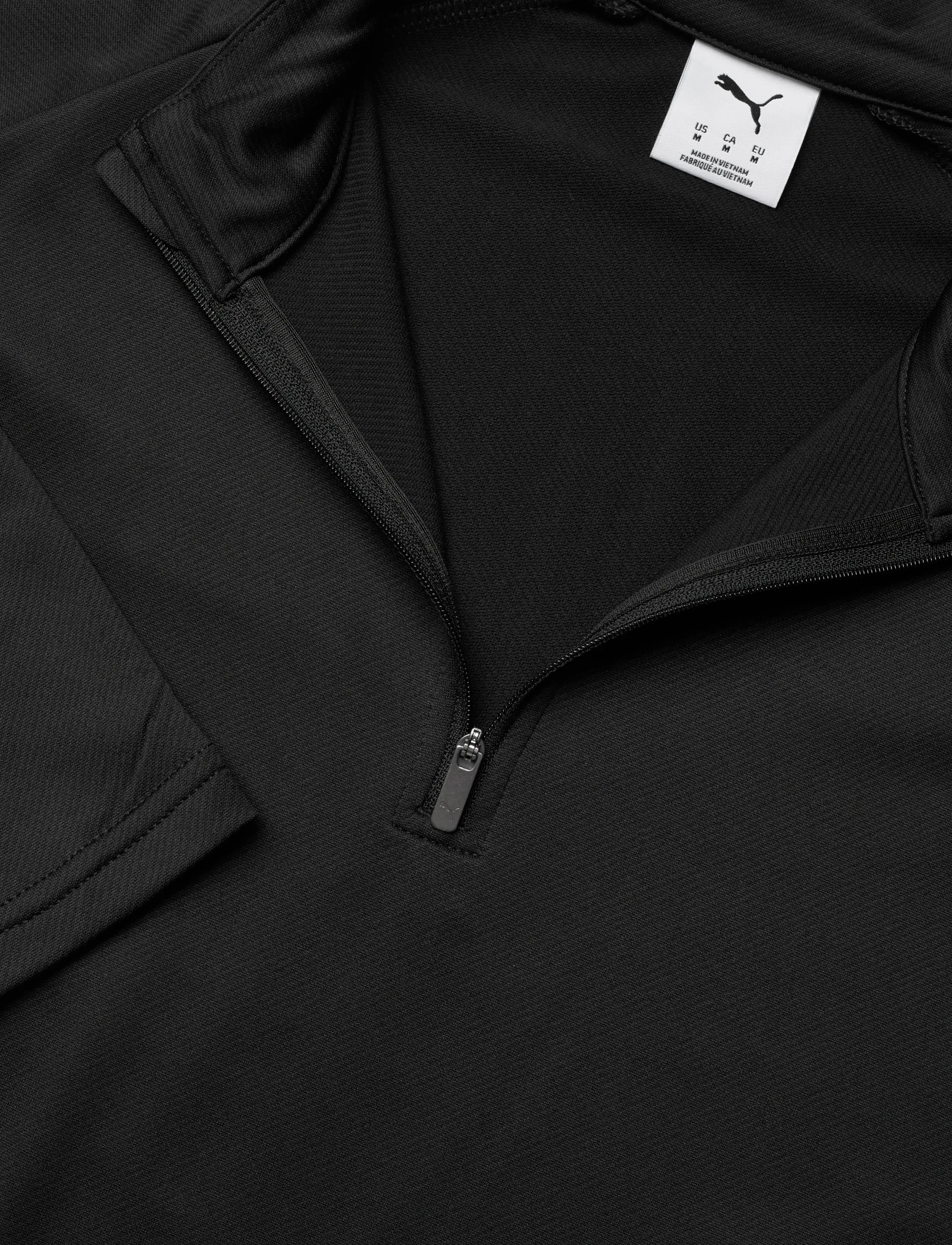 PUMA - IndividualLIGA 1/4 Zip Top - fleeces & midlayers - puma black-puma white-shadow gray - 2