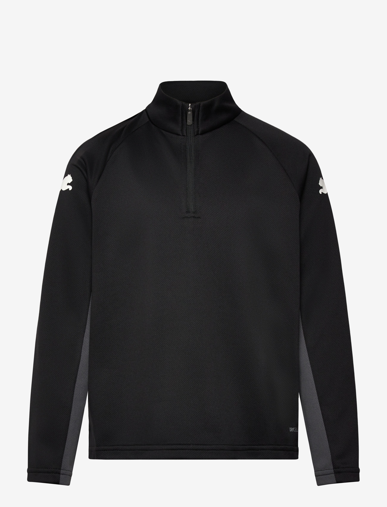 PUMA - IndividualLIGA 1/4 Zip Top Jr - sweatshirts - puma black-puma white-shadow gray - 0