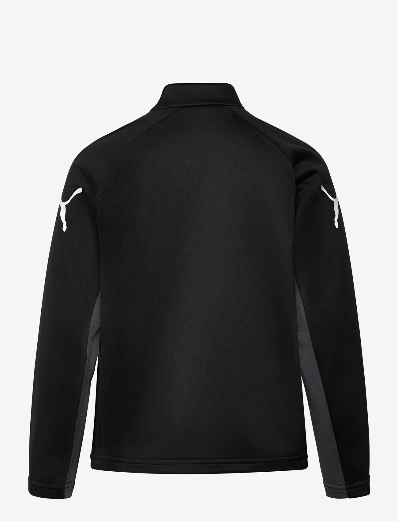 PUMA - IndividualLIGA 1/4 Zip Top Jr - sweatshirts - puma black-puma white-shadow gray - 1