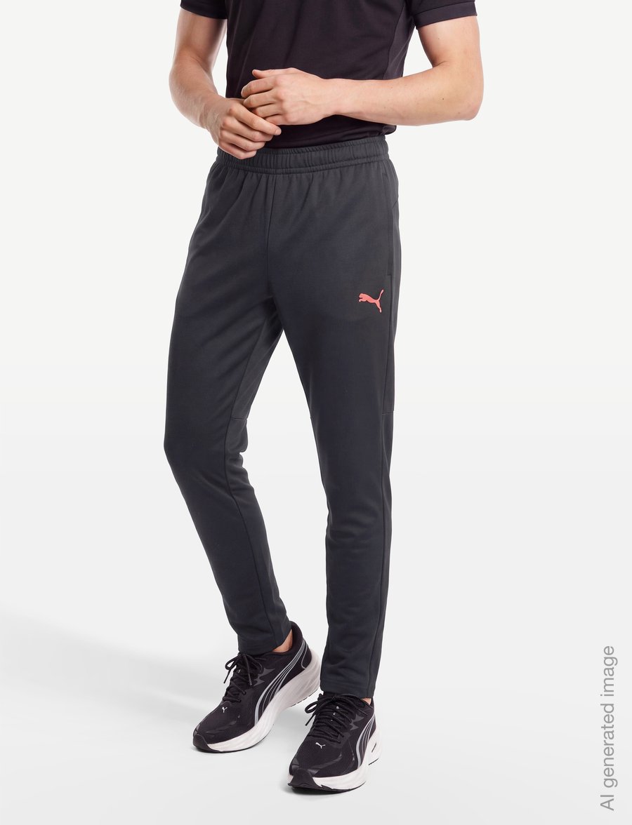 PUMA - IndividualLIGA Training Pants - trainingshosen - puma black-ultra red-sugared almond - 3