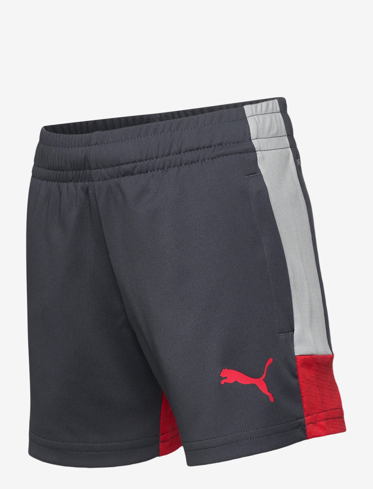 PUMA - IndividualLIGA Training Shorts Jr - sport-shorts - gray echo-dusky gray-puma red - 2