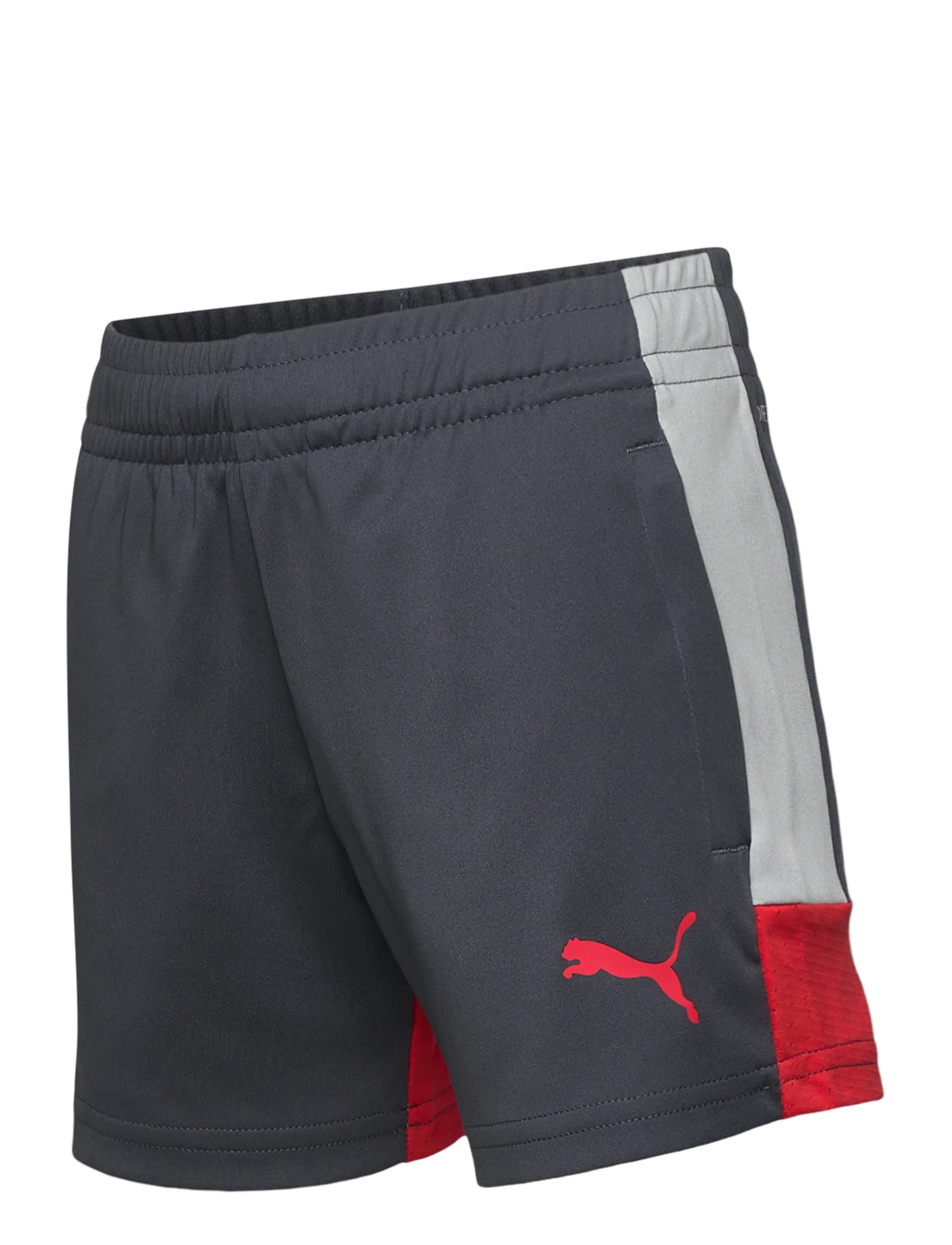 PUMA - IndividualLIGA Training Shorts Jr - sport-shorts - gray echo-dusky gray-puma red - 2