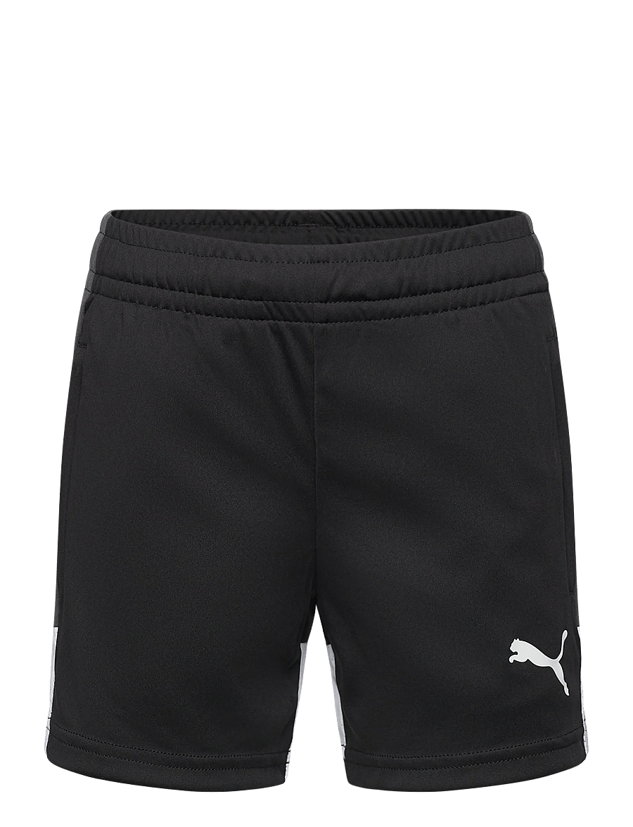 PUMA - IndividualLIGA Training Shorts Jr - spodenki sportowe - puma black-puma white-shadow gray - 0