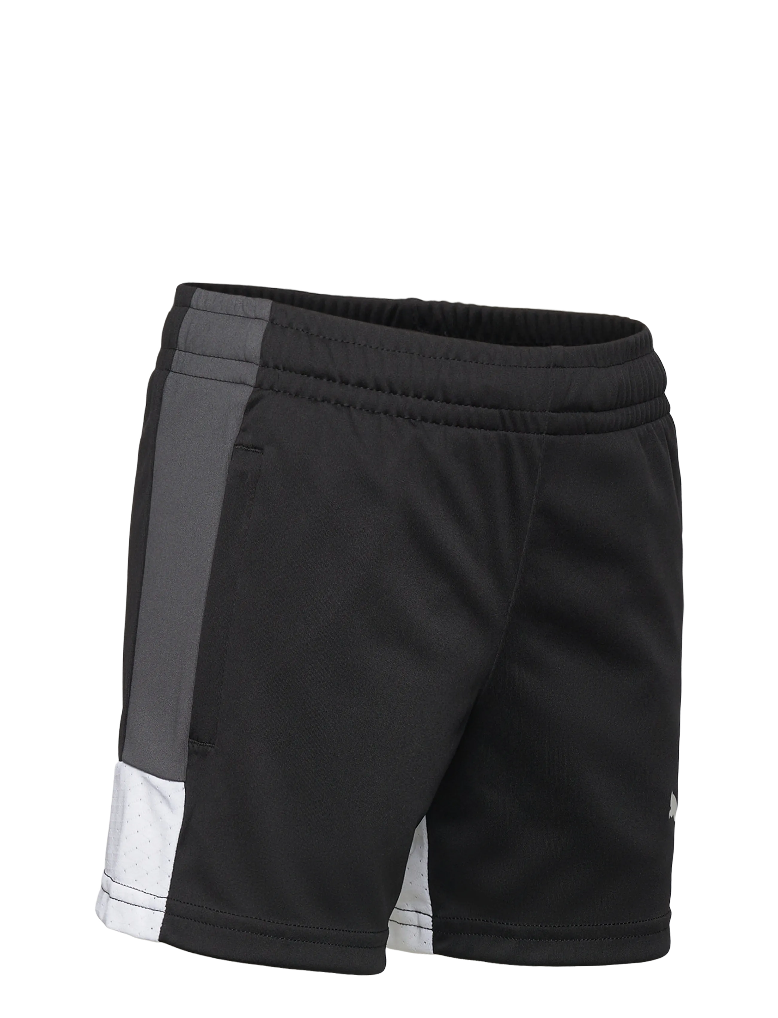 PUMA - IndividualLIGA Training Shorts Jr - sport-shorts - puma black-puma white-shadow gray - 3