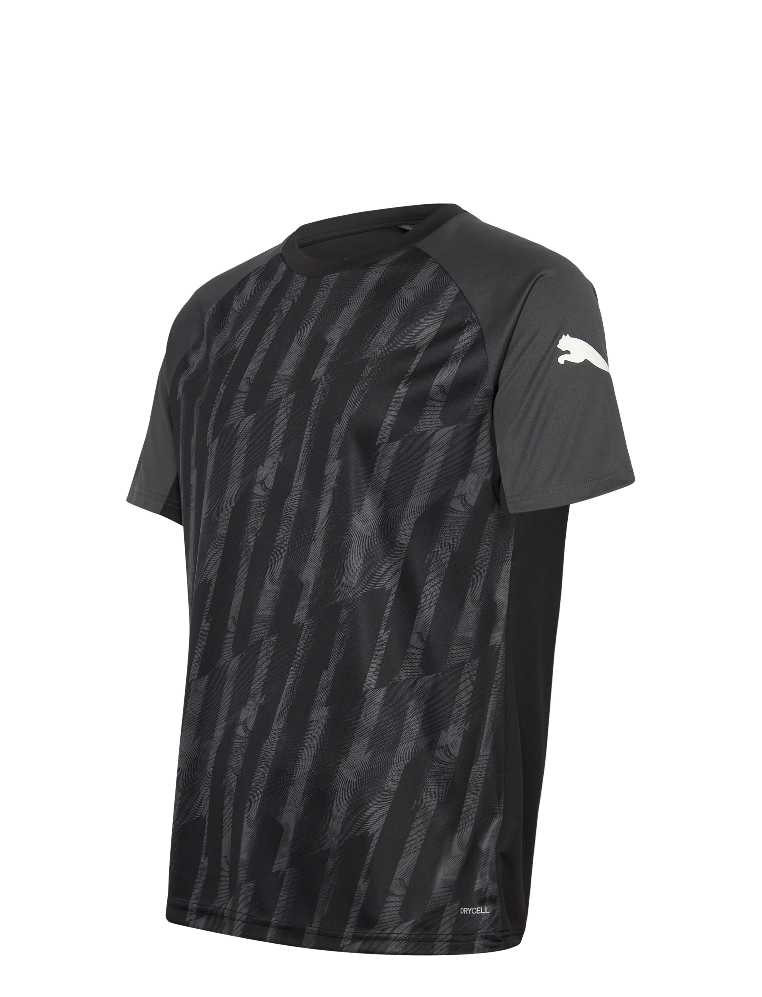 PUMA - individualLIGA Graphic Jersey - t-shirts - puma black-puma white-shadow gray - 2