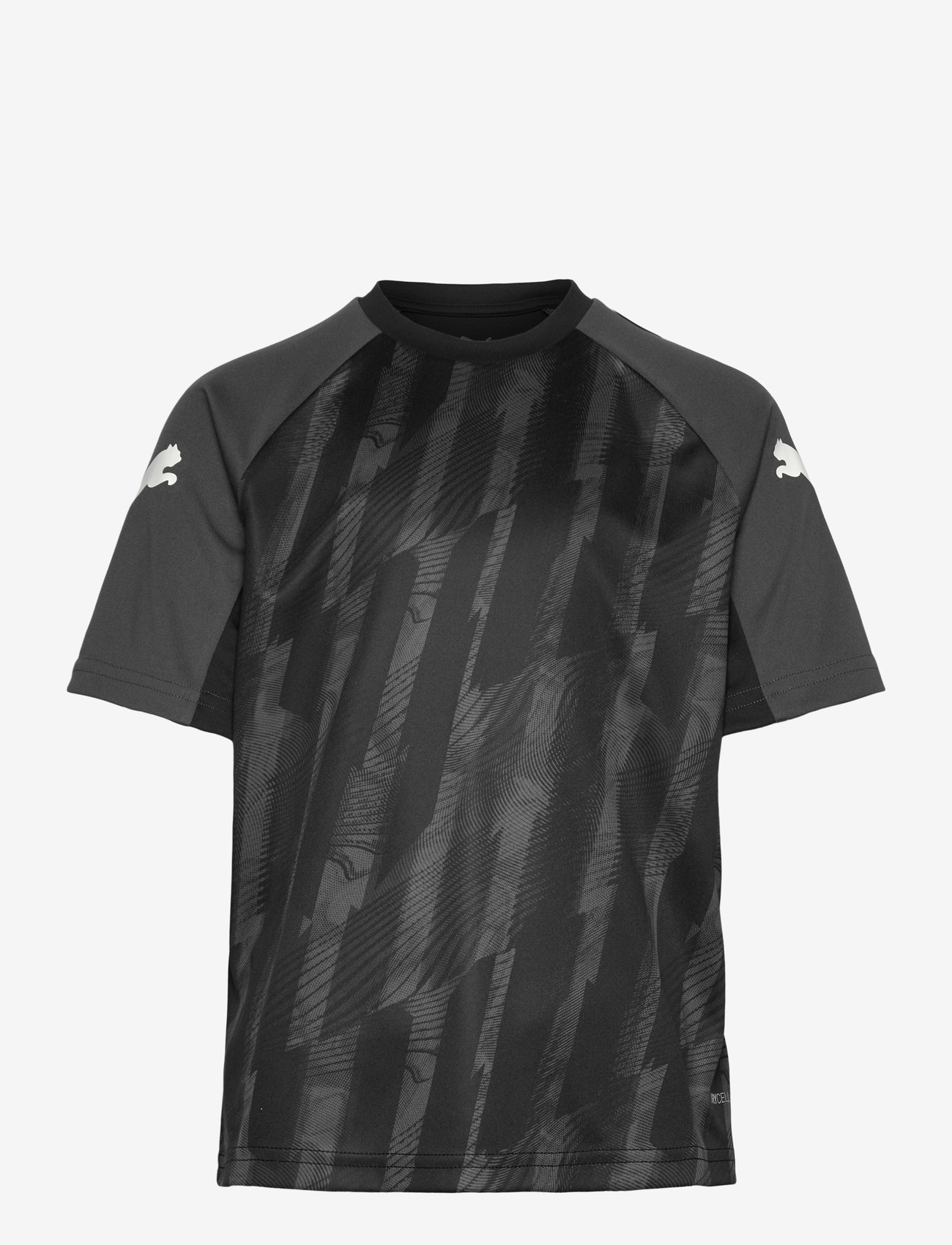 PUMA - individualLIGA Graphic Jersey Jr - spordisärgid - puma black-puma white-shadow gray - 0