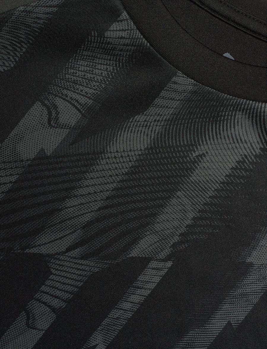 PUMA - individualLIGA Graphic Jersey Jr - sportoberteile - puma black-puma white-shadow gray - 2