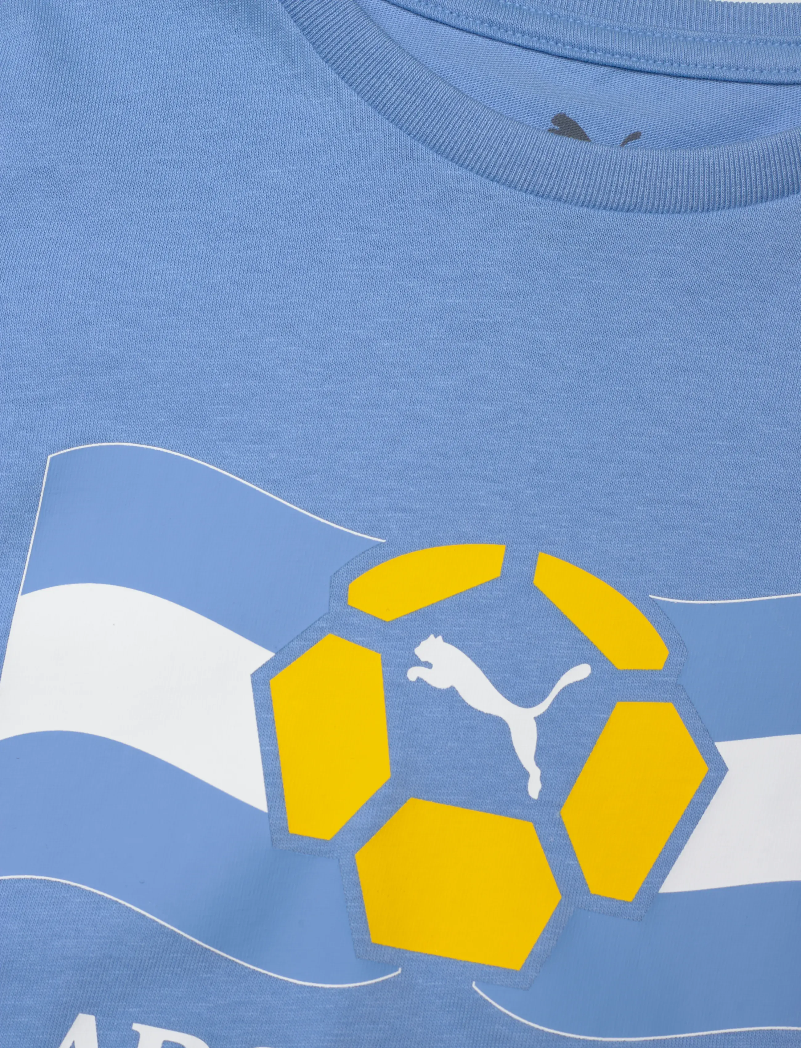 PUMA - Fanpack Shortsleeve Tee jr - sporttoppar - team light blue-puma white - 2