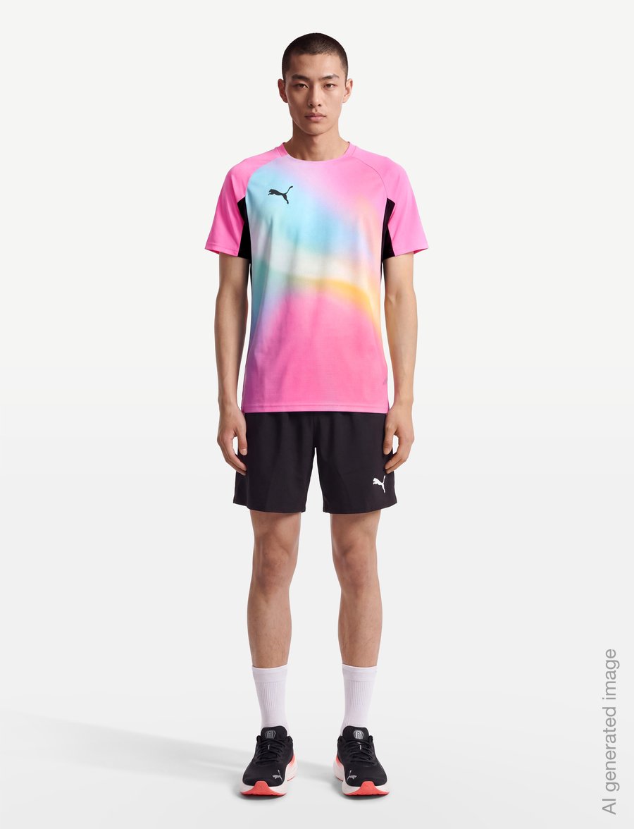 PUMA - Individual Lightspeed Ultimate Jersey - t-shirts - poison pink-puma black - 0