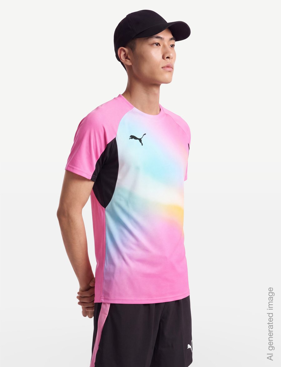 PUMA - Individual Lightspeed Ultimate Jersey - t-shirts - poison pink-puma black - 3