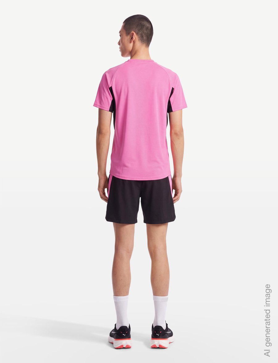 PUMA - Individual Lightspeed Ultimate Jersey - t-shirts - poison pink-puma black - 4