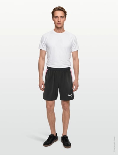 PUMA Individual Lightspeed Ultimate Shorts - Nederdelar - PUMA BLACK-POISON PINK / black
