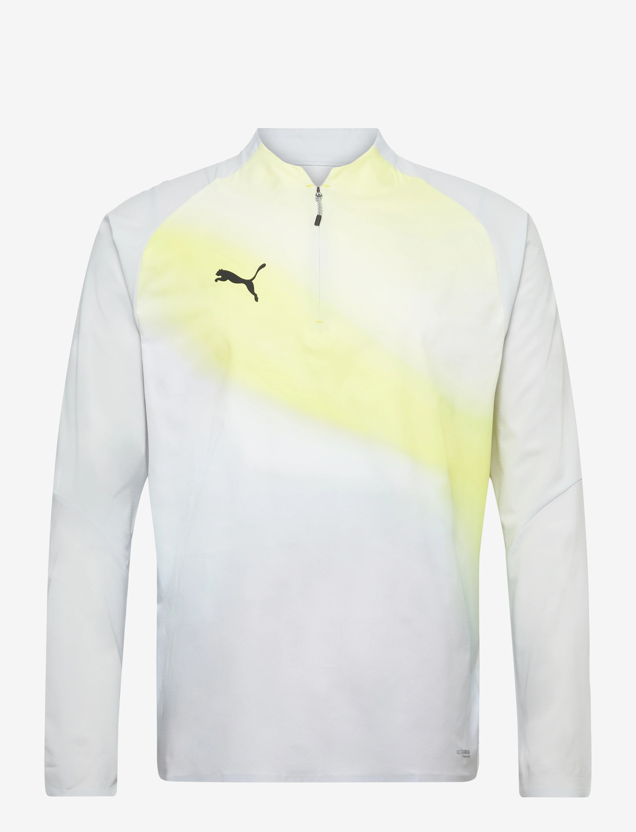 PUMA - Individual Lightspeed Ultimate 1/4 Zip-Top - langærmede t-shirts - silver mist-puma black - 0