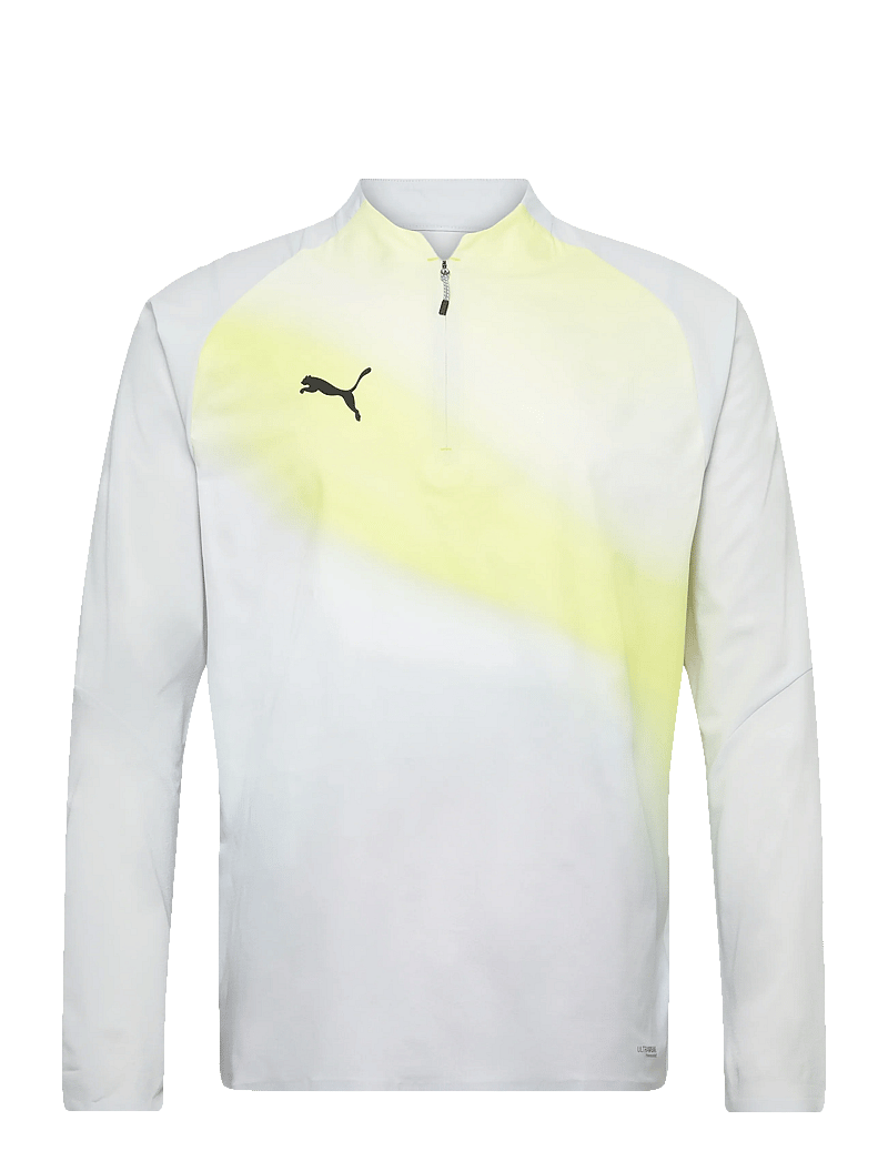 PUMA - Individual Lightspeed Ultimate 1/4 Zip-Top - langærmede t-shirts - silver mist-puma black - 0