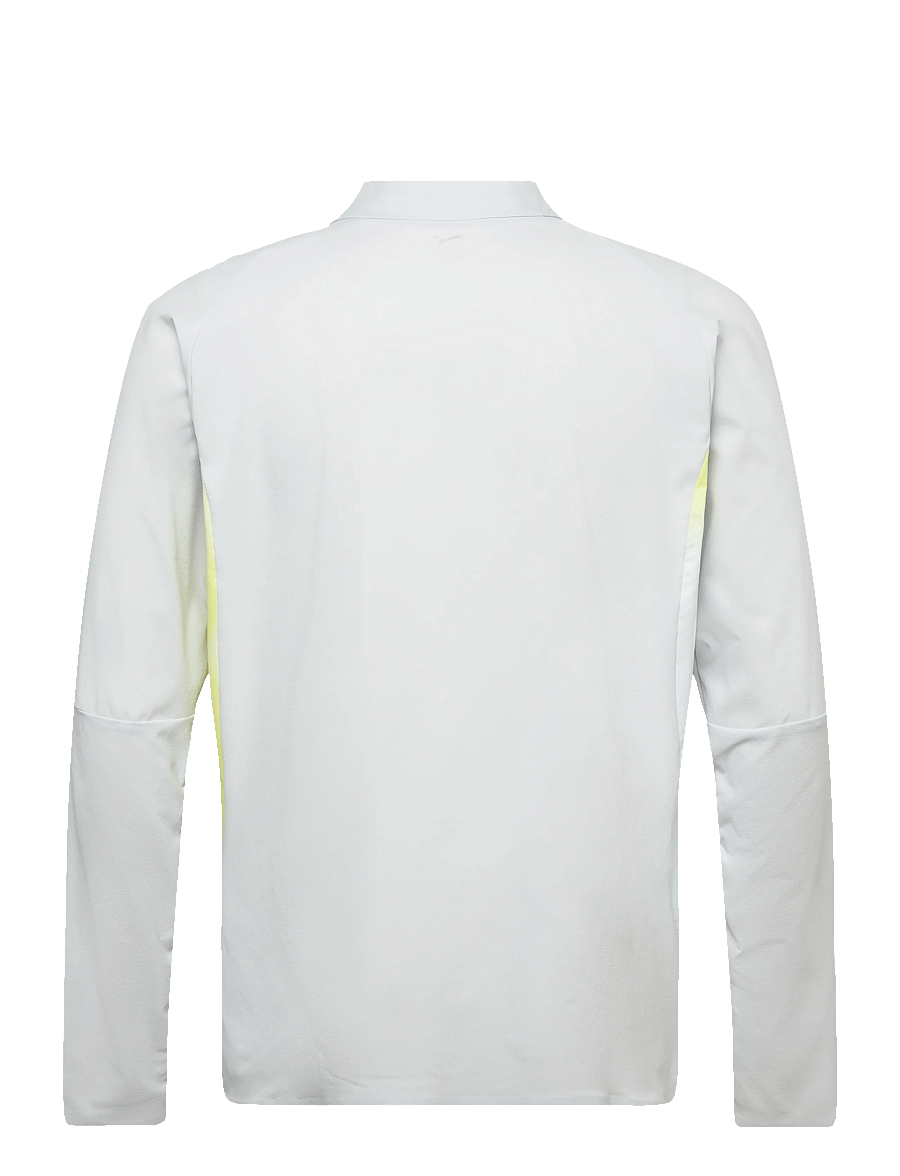 PUMA - Individual Lightspeed Ultimate 1/4 Zip-Top - fleece en midlayers - silver mist-puma black - 1