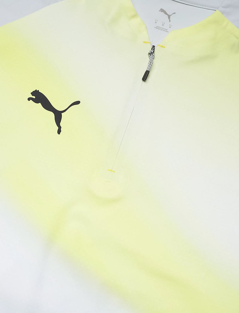 PUMA - Individual Lightspeed Ultimate 1/4 Zip-Top - langærmede t-shirts - silver mist-puma black - 2