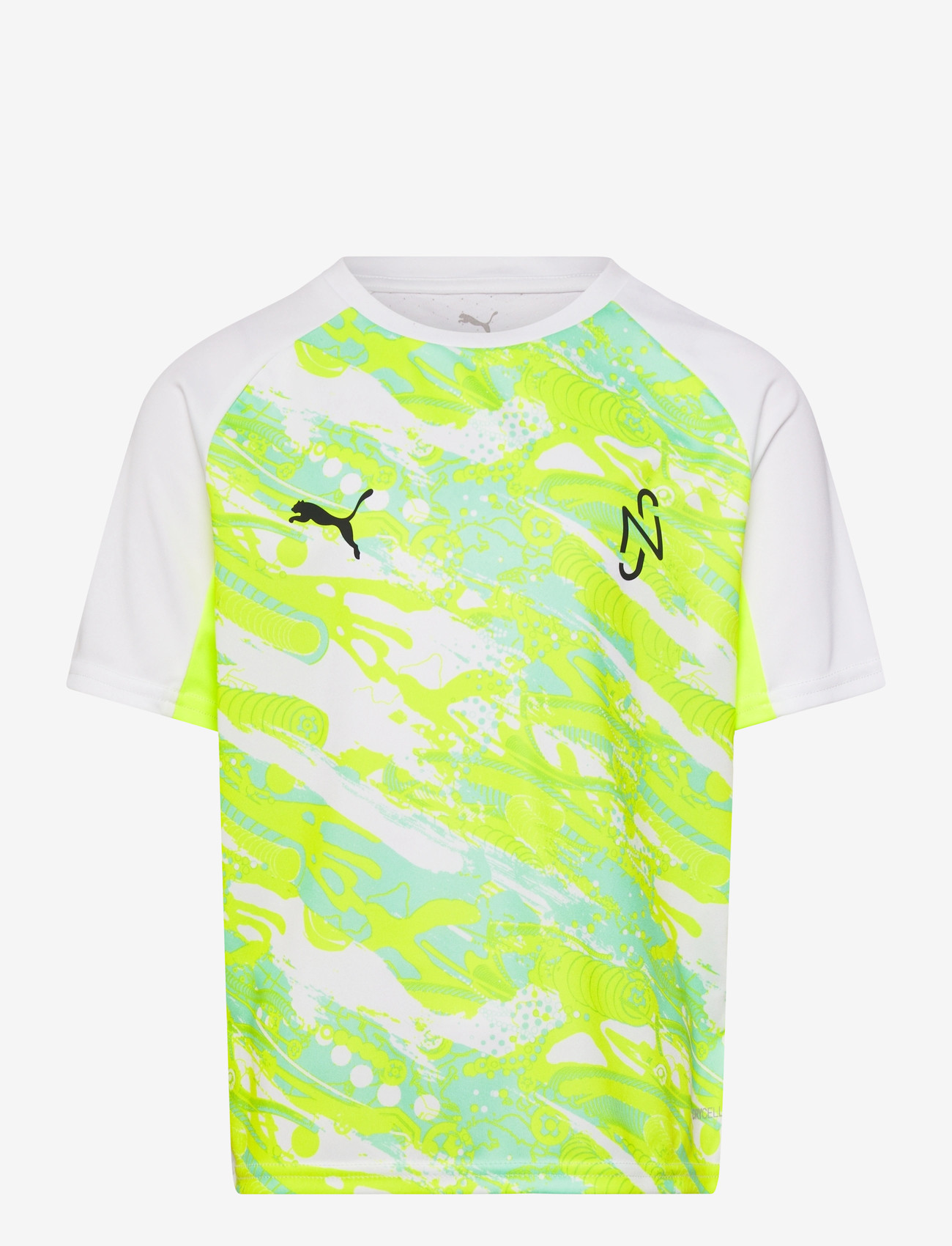 PUMA - Neymar JR Creativity Jersey Jr - sportstoppe - puma white-yellow alert-mint jelly - 0