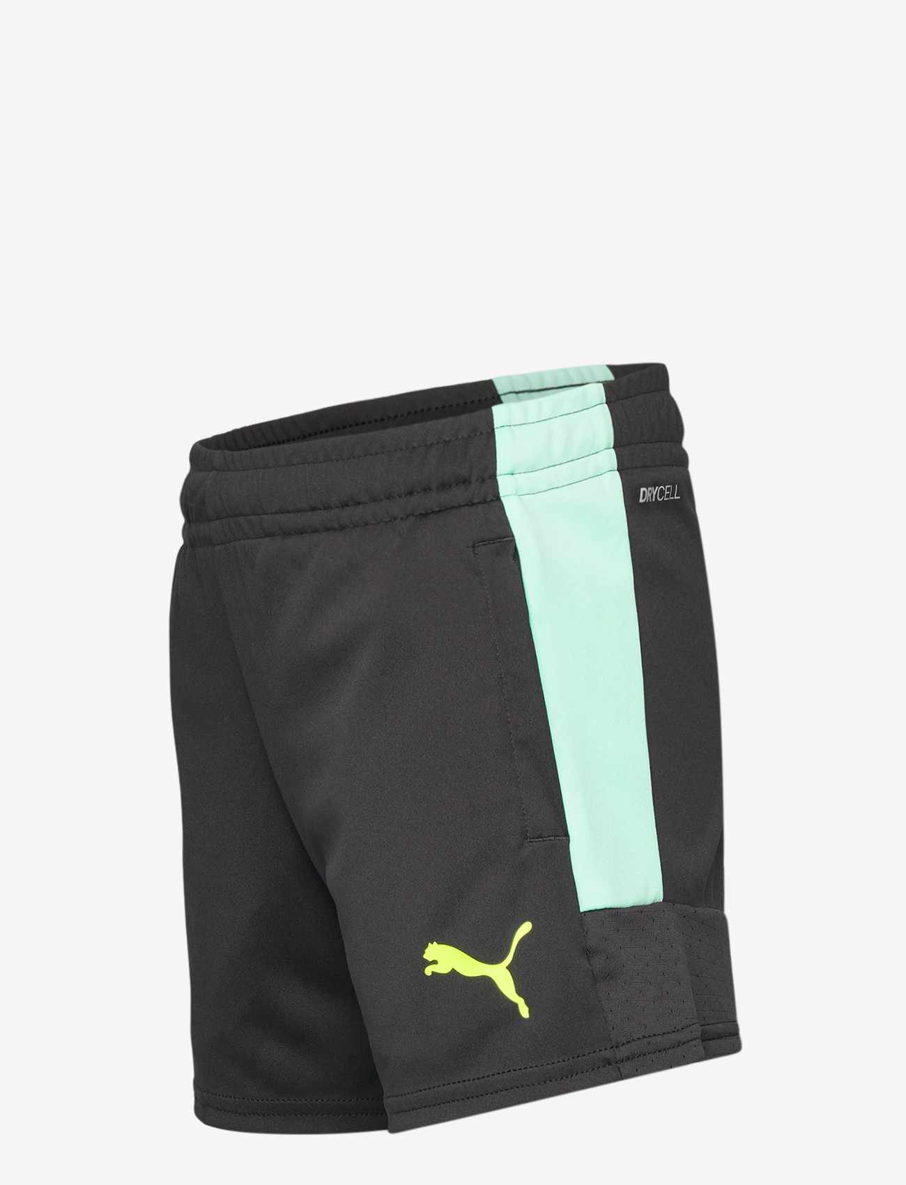 PUMA - Neymar JR Creativity Training Shorts Jr - sport-shorts - puma black-yellow alert-mint jelly - 3