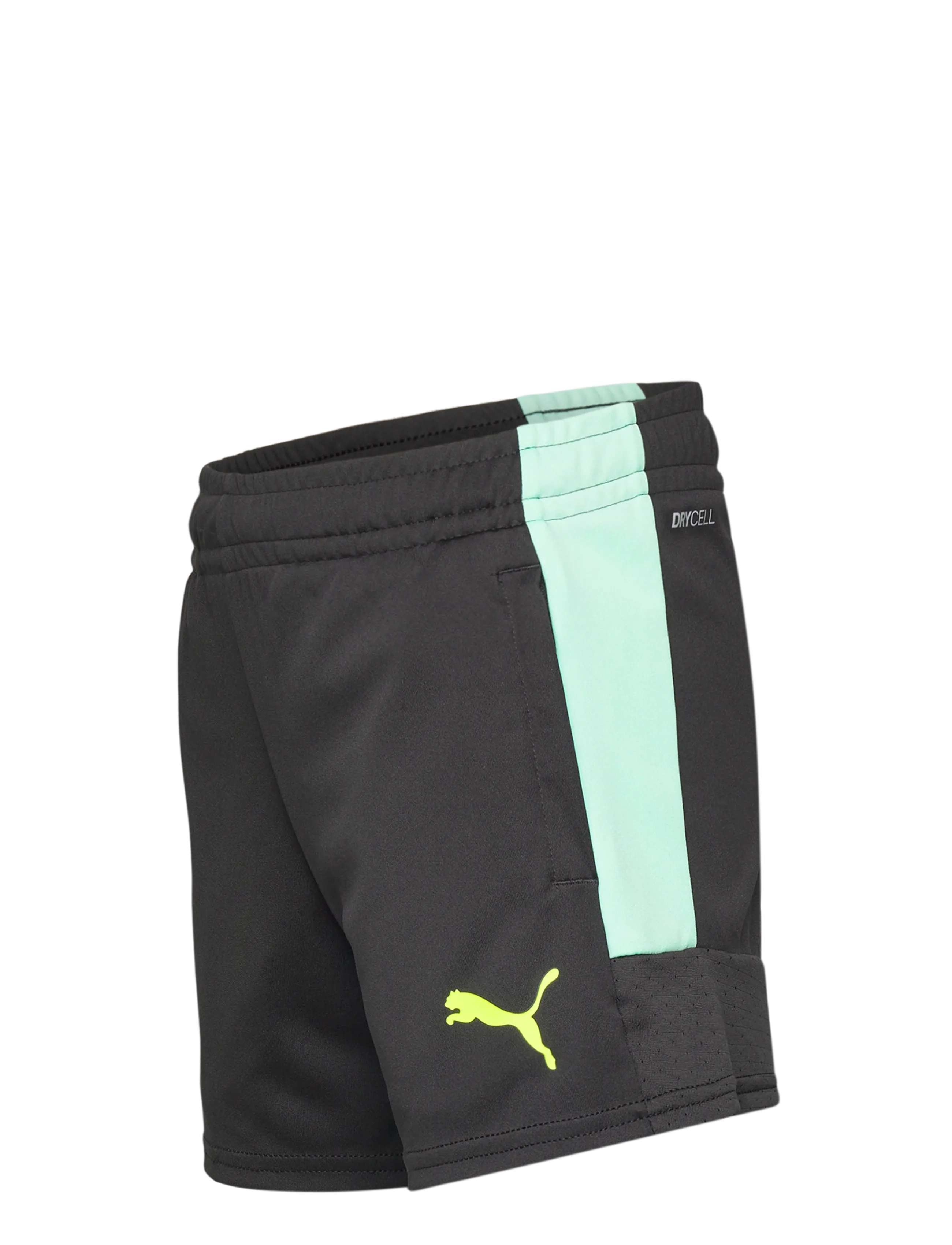 PUMA - Neymar JR Creativity Training Shorts Jr - sport shorts - puma black-yellow alert-mint jelly - 3