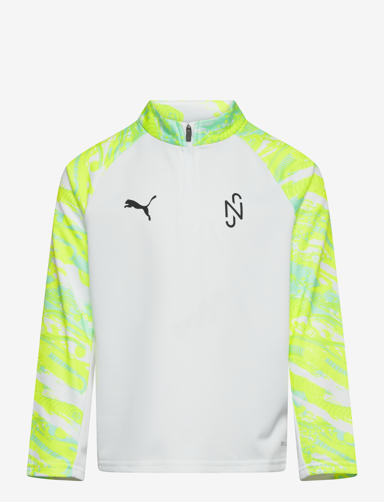 PUMA - Neymar JR Creativity 1/4 Zip Top Jr - sportoberteile - puma white-puma black-mint jelly - 0