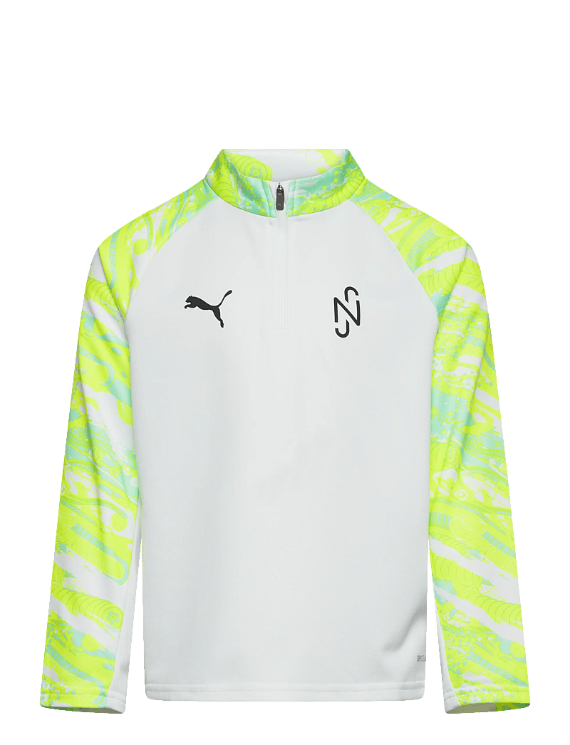 PUMA - Neymar JR Creativity 1/4 Zip Top Jr - sportoberteile - puma white-puma black-mint jelly - 0