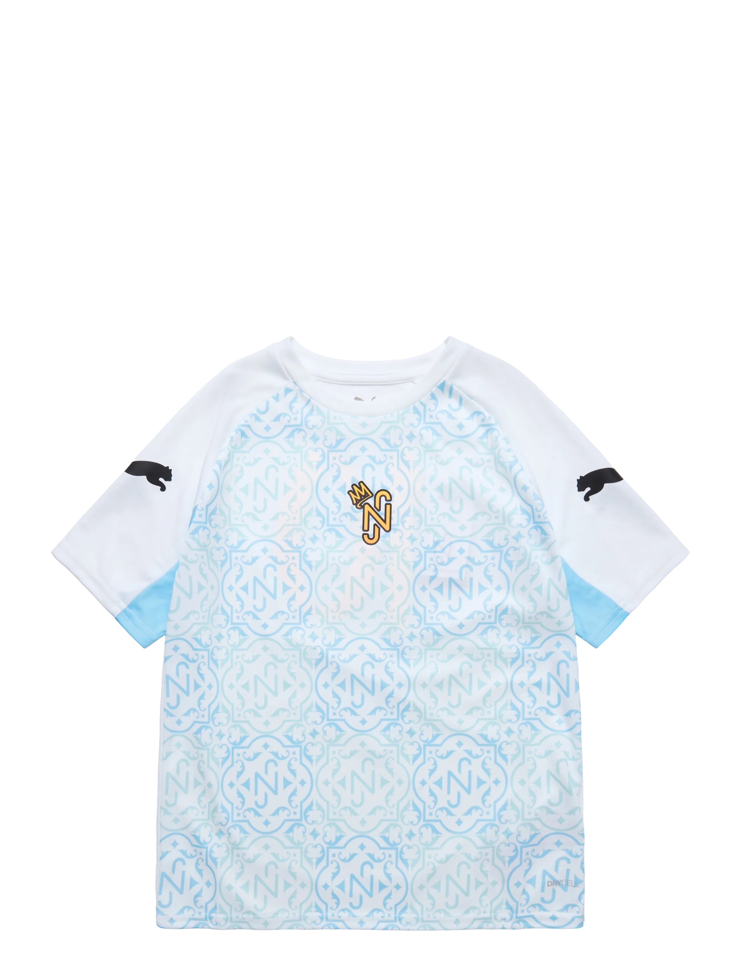 PUMA NJR Creativity Jersey Jr - Shop by age - PUMA WHITE-PUMA BLACK-VIBRANT BLUE / white