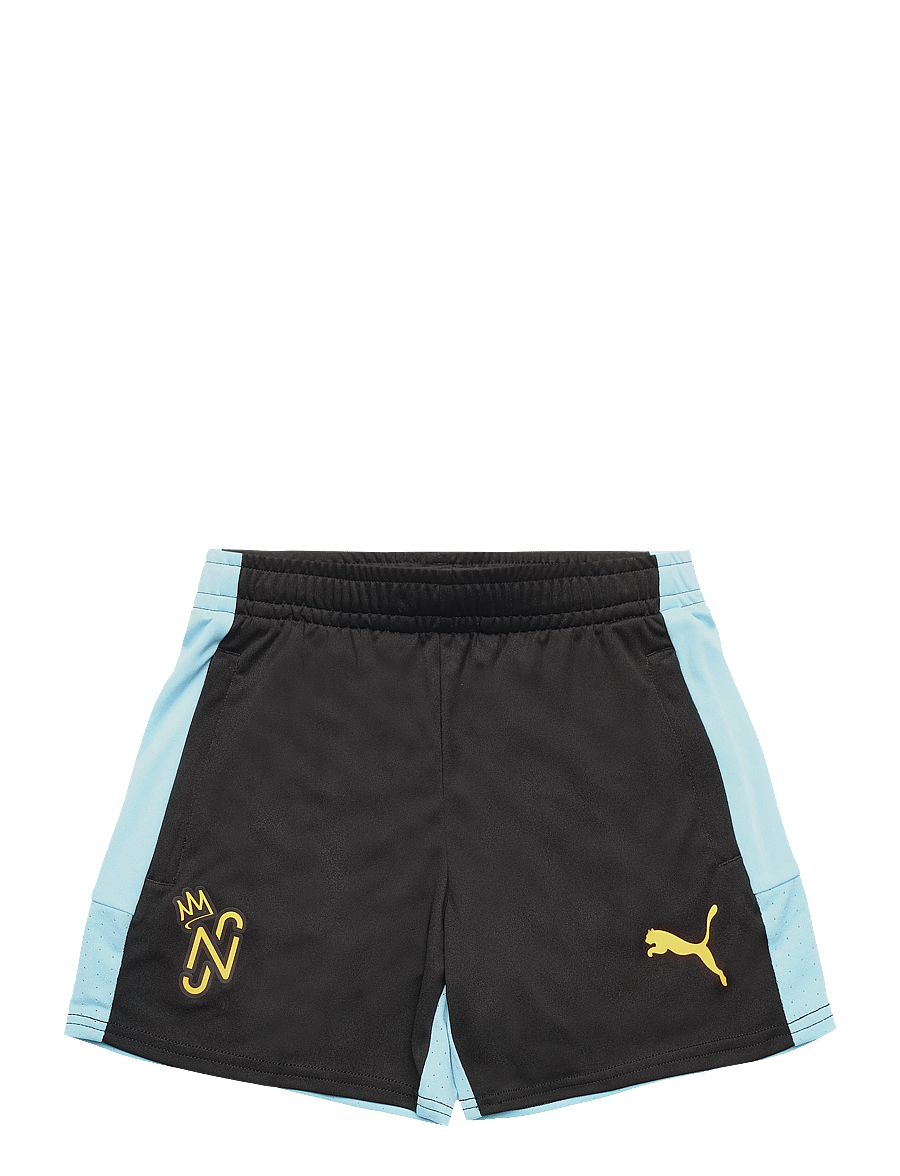PUMA - NJR Creativity Training Shorts Jr - lühikesed spordipüksid - puma black-heat fire-vibrant blue - 0