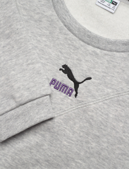 PUMA - Classics GRL Crew FL G - sweaters - light gray heather - 4