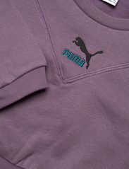 PUMA - Classics GRL Crew FL G - sweaters - purple charcoal - 4