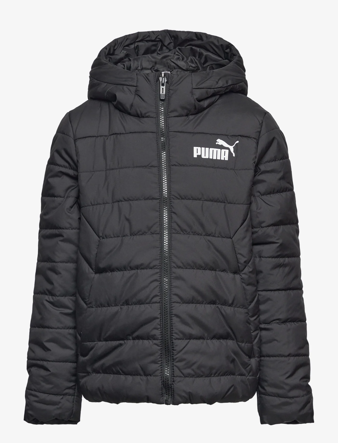 PUMA - ESS Hooded Padded Jacket - insulated jackets - puma black - 0