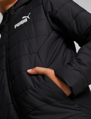 PUMA - ESS Hooded Padded Jacket - insulated jackets - puma black - 4