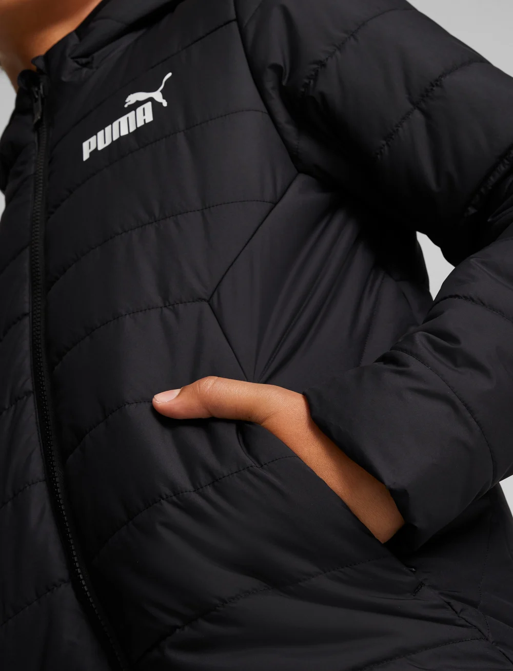 PUMA - ESS Hooded Padded Jacket - isolierte jacken - puma black - 4