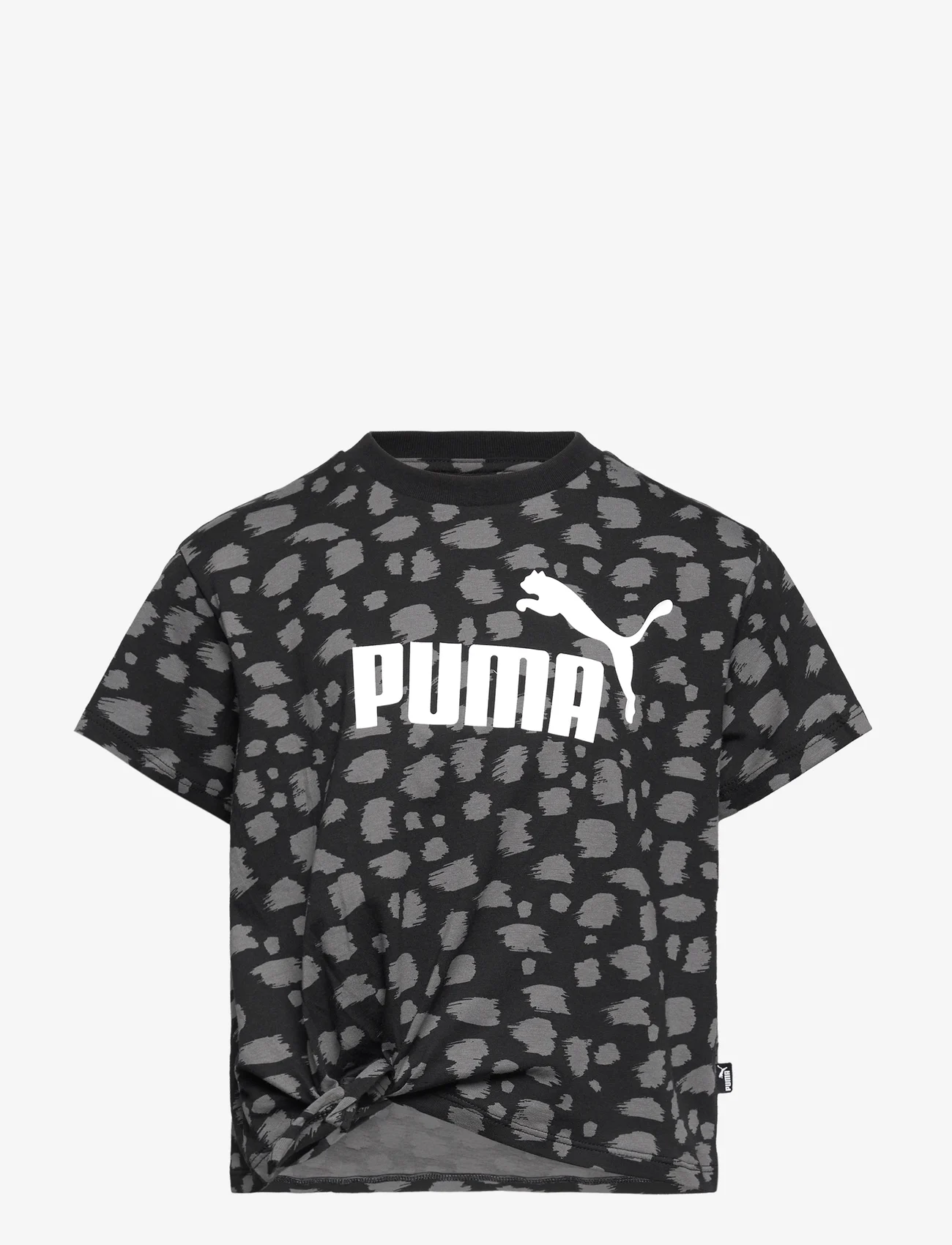 PUMA - ESS+ ANIMAL AOP Knotted Tee G - kortærmede t-shirts - puma black - 0