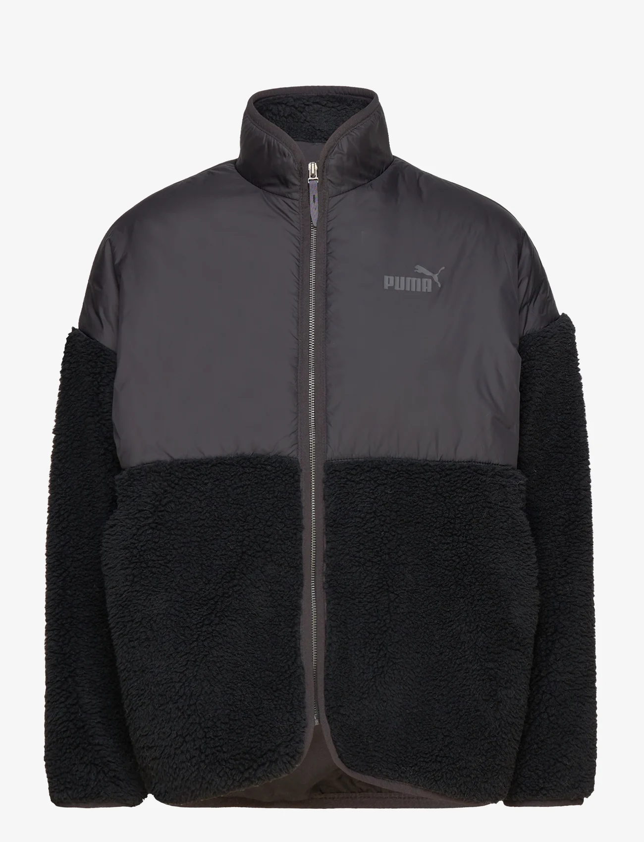 PUMA - Sherpa Hybrid Jacket - Õhukesed jakid - puma black - 0