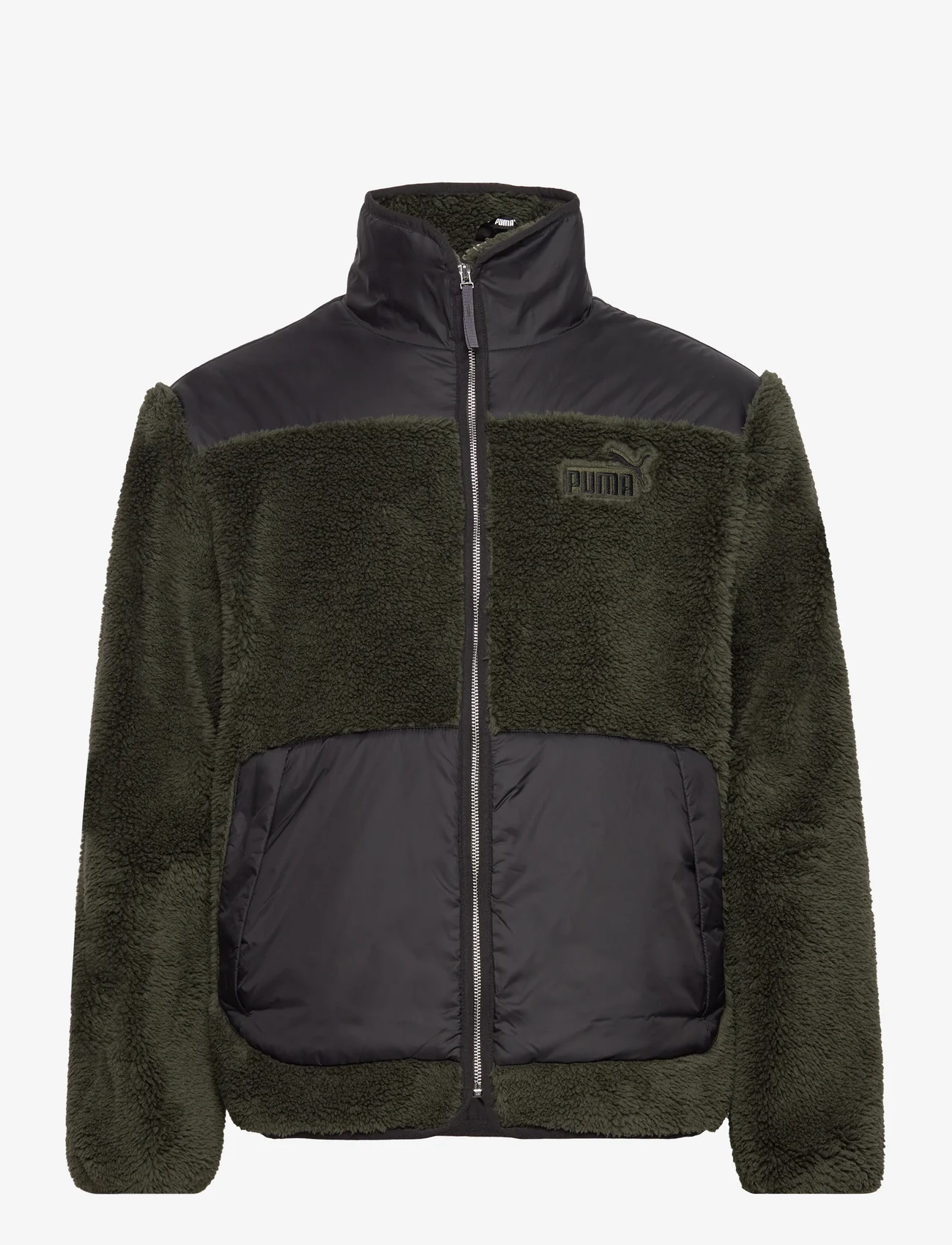 PUMA - Sherpa Hybrid Jacket - spring jackets - myrtle - 0