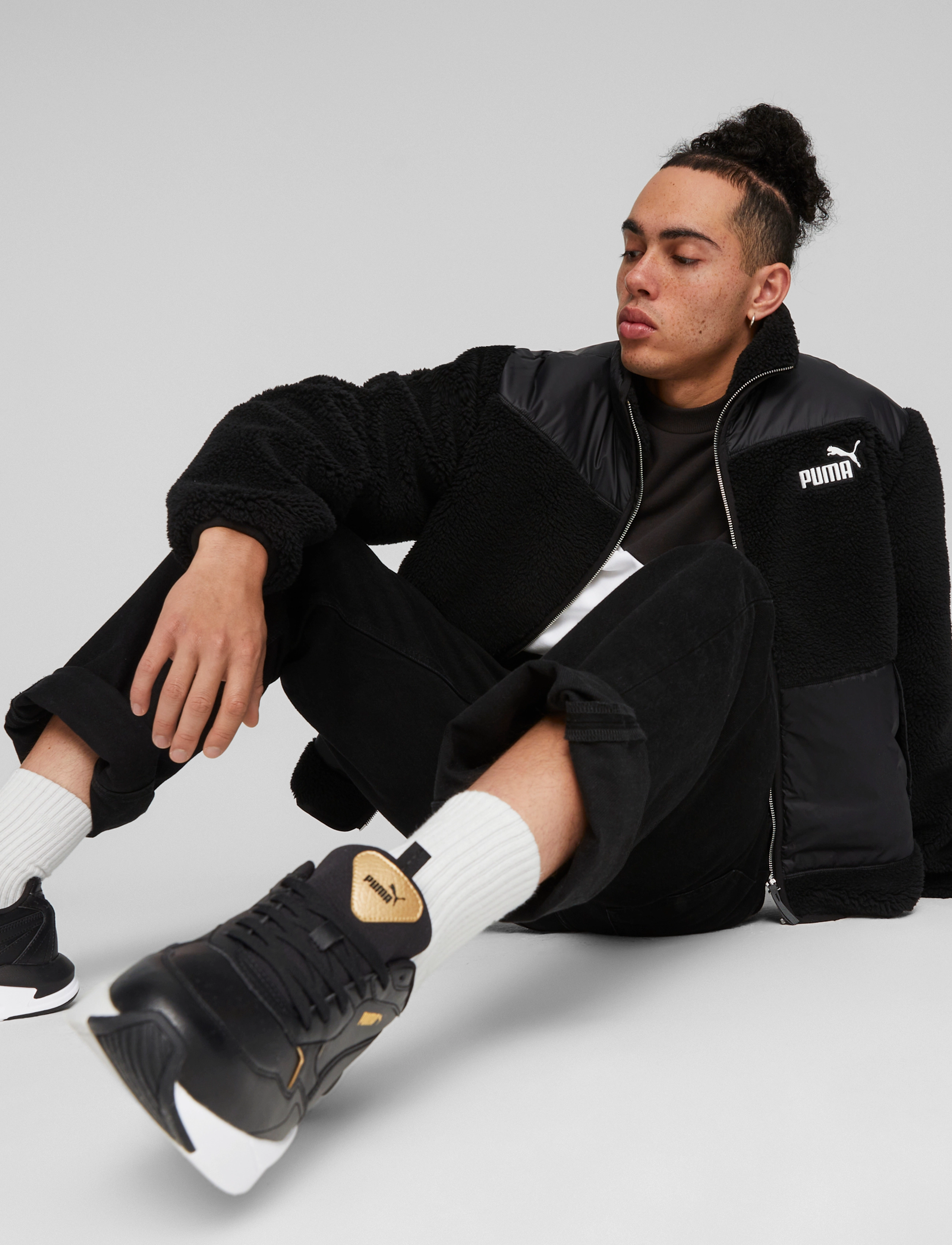 PUMA - Sherpa Hybrid Jacket - puma black - 4