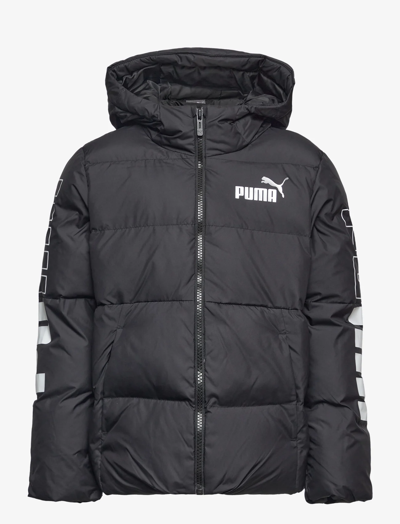 PUMA - PUMA POWER Hooded Jacket - kurtki ocieplane - puma black - 0