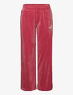 ESS ELEVATED Velour Straight Pants - ASTRO RED