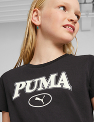 PUMA - PUMA SQUAD Graphic Tee G - lyhythihaiset - puma black - 5