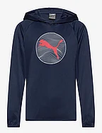 ACTIVE SPORTS Poly Hoodie B - CLUB NAVY