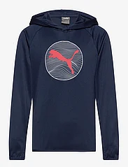 PUMA - ACTIVE SPORTS Poly Hoodie B - hættetrøjer - club navy - 0