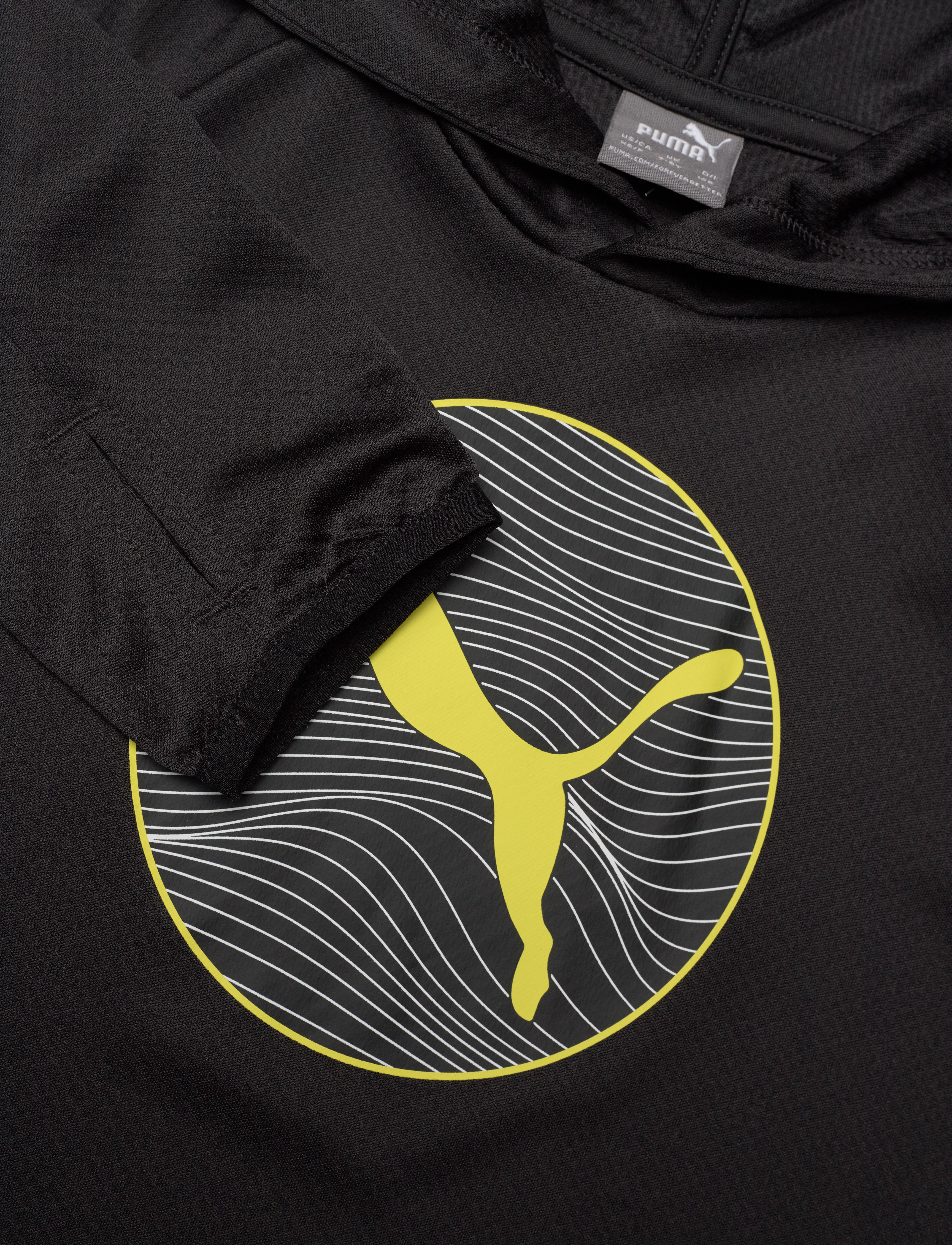 PUMA - ACTIVE SPORTS Poly Hoodie B - puma black - 3