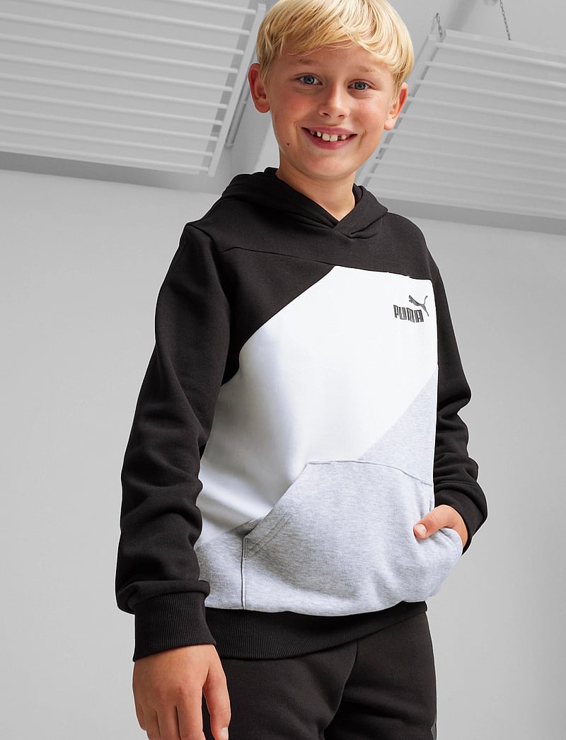 PUMA - PUMA POWER Colorblock Hoodie TR B - pulls a capuche - puma black - 0