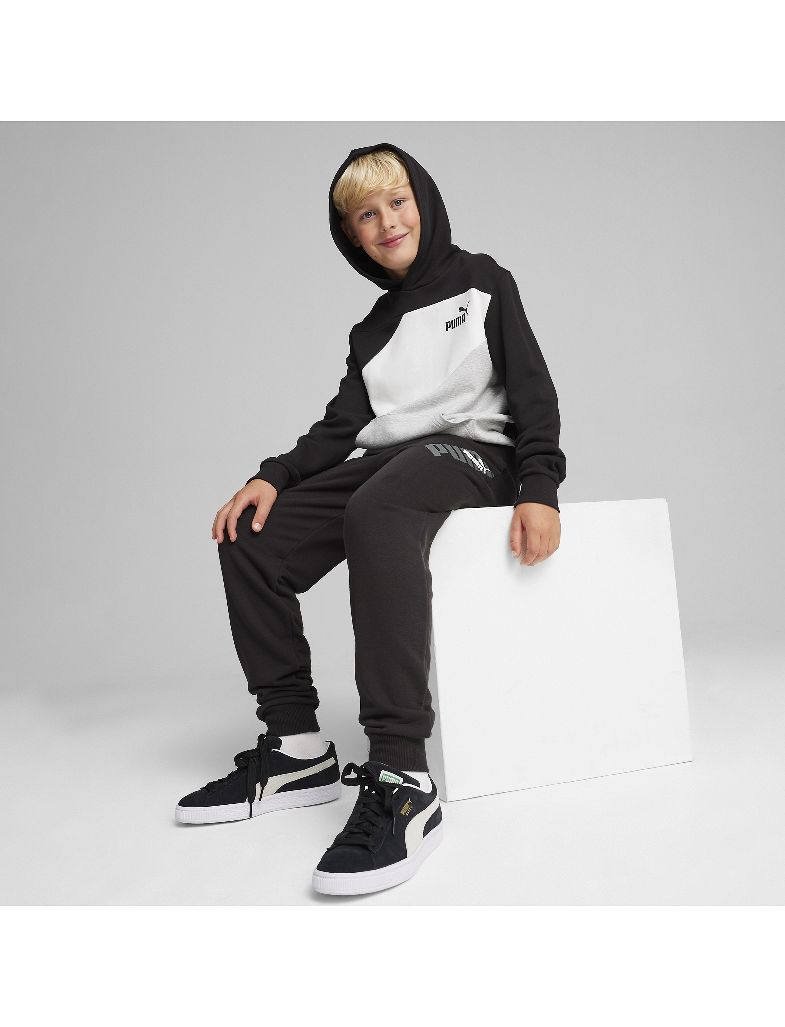 PUMA - PUMA POWER Colorblock Hoodie TR B - puma black - 3